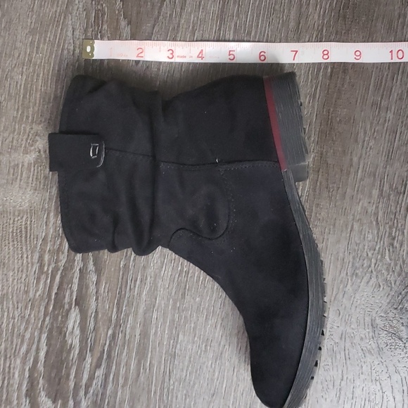 Nine West Stacey Faux Suede Ankle Booties Size 7.5 - Picture 4 of 12